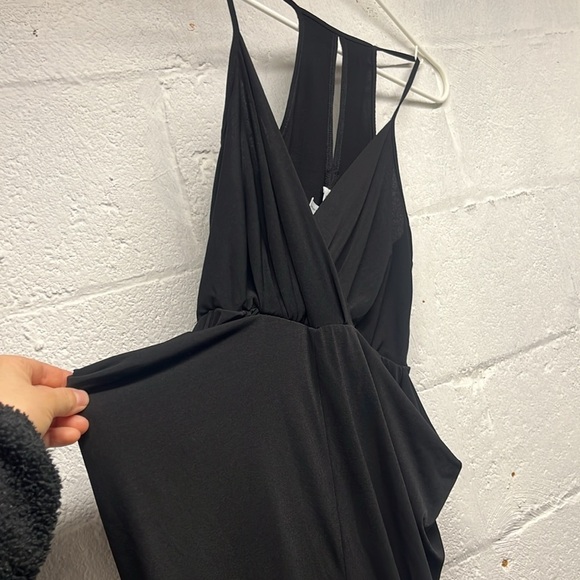 BCBGeneration Jumpsuit w Draped Pockets sz XS BLack - Picture 4 of 6